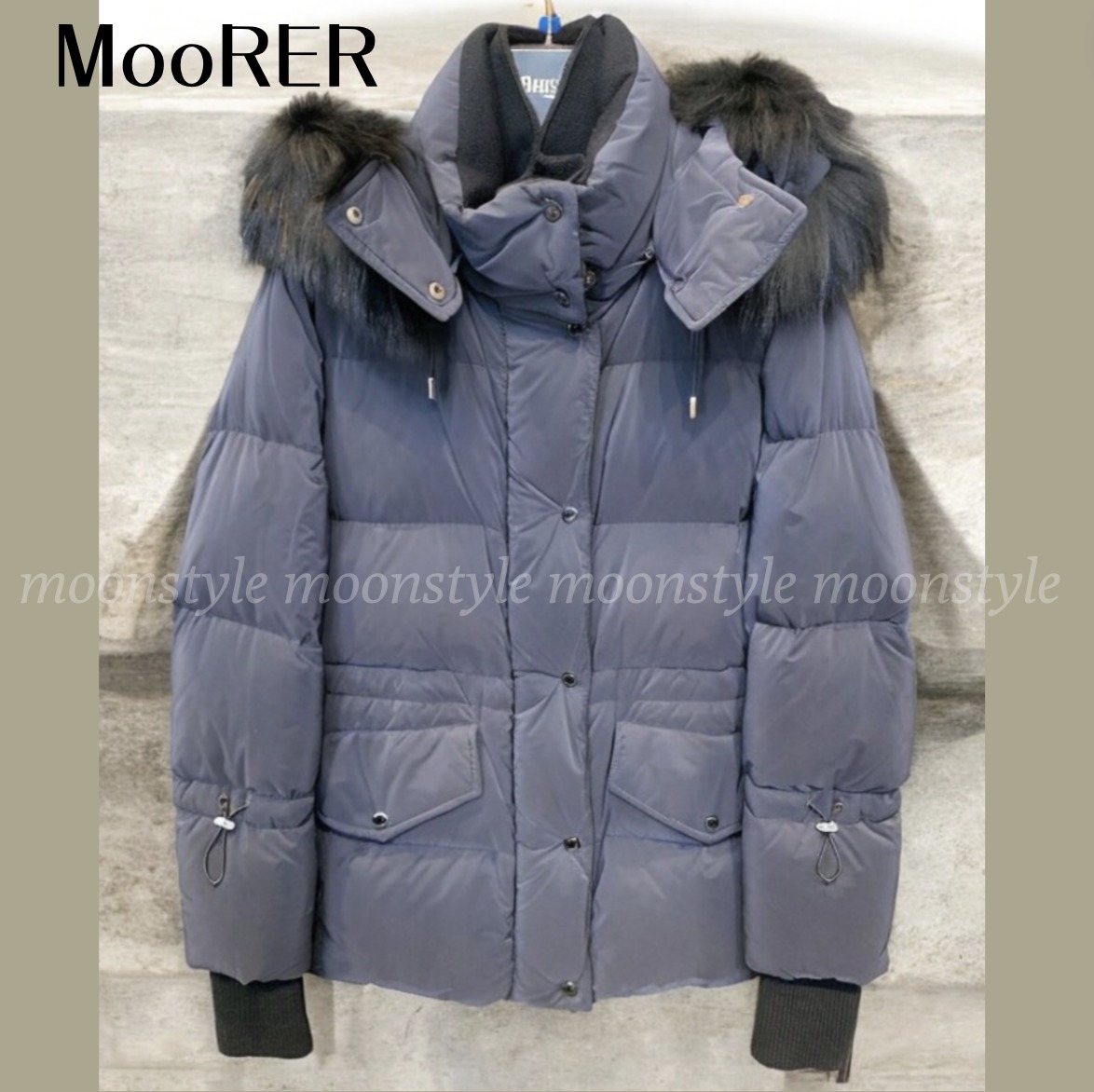 MOORER☆ムーレー RUBINIA-OS ショートフードジャケット