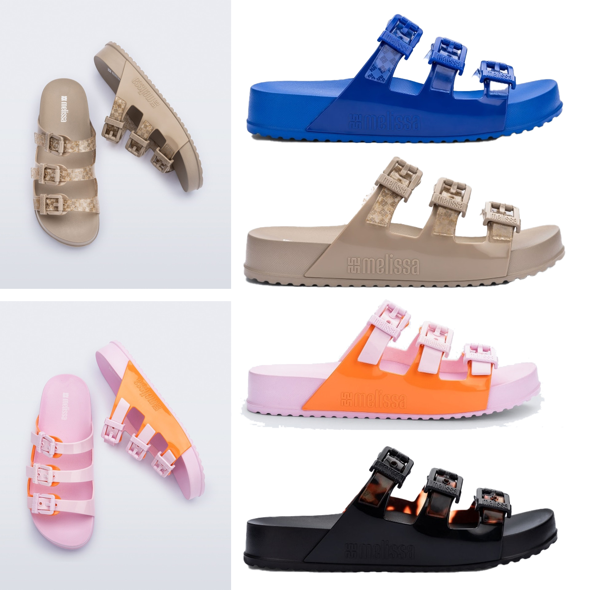 melissa(メリッサ)・Cozy Stripes シャワーサンダル 追跡有