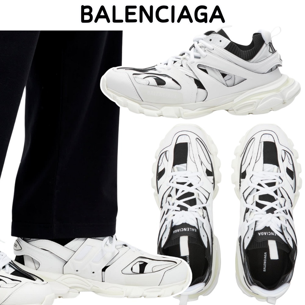 【BALENCIAGA】White&Black☆トラックソックス スニーカー