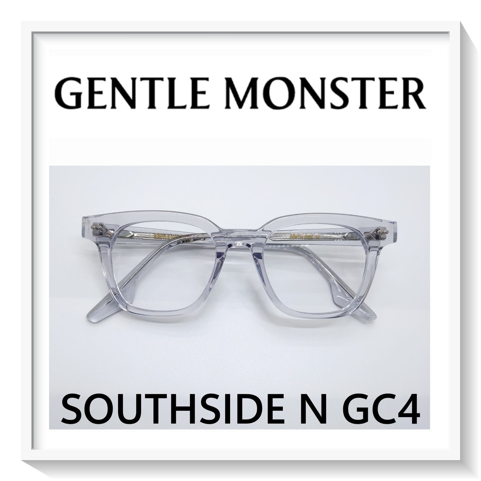 【SOUTHSIE N GC4】★グレー透明フレーム★ユニセックス★