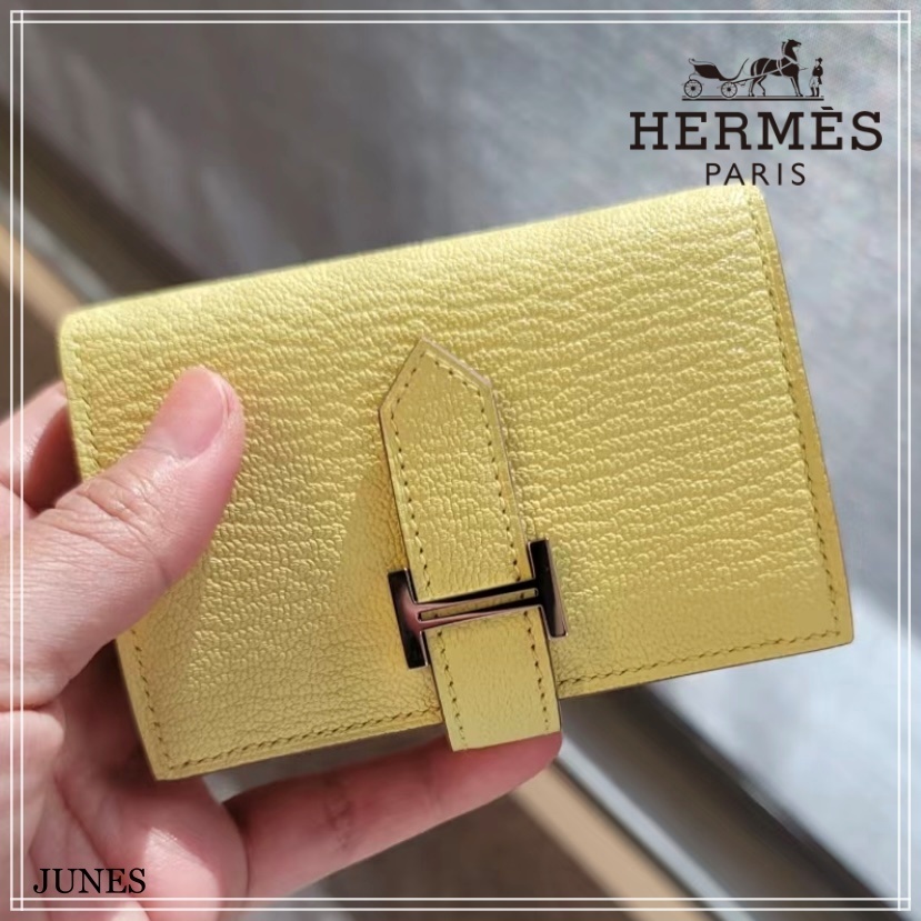 プレゼントに最適☆【HERMES】Bearn ミニウォレット