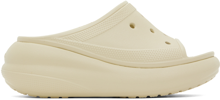 【関税込み】Crocs オフホワイト Crush スライド