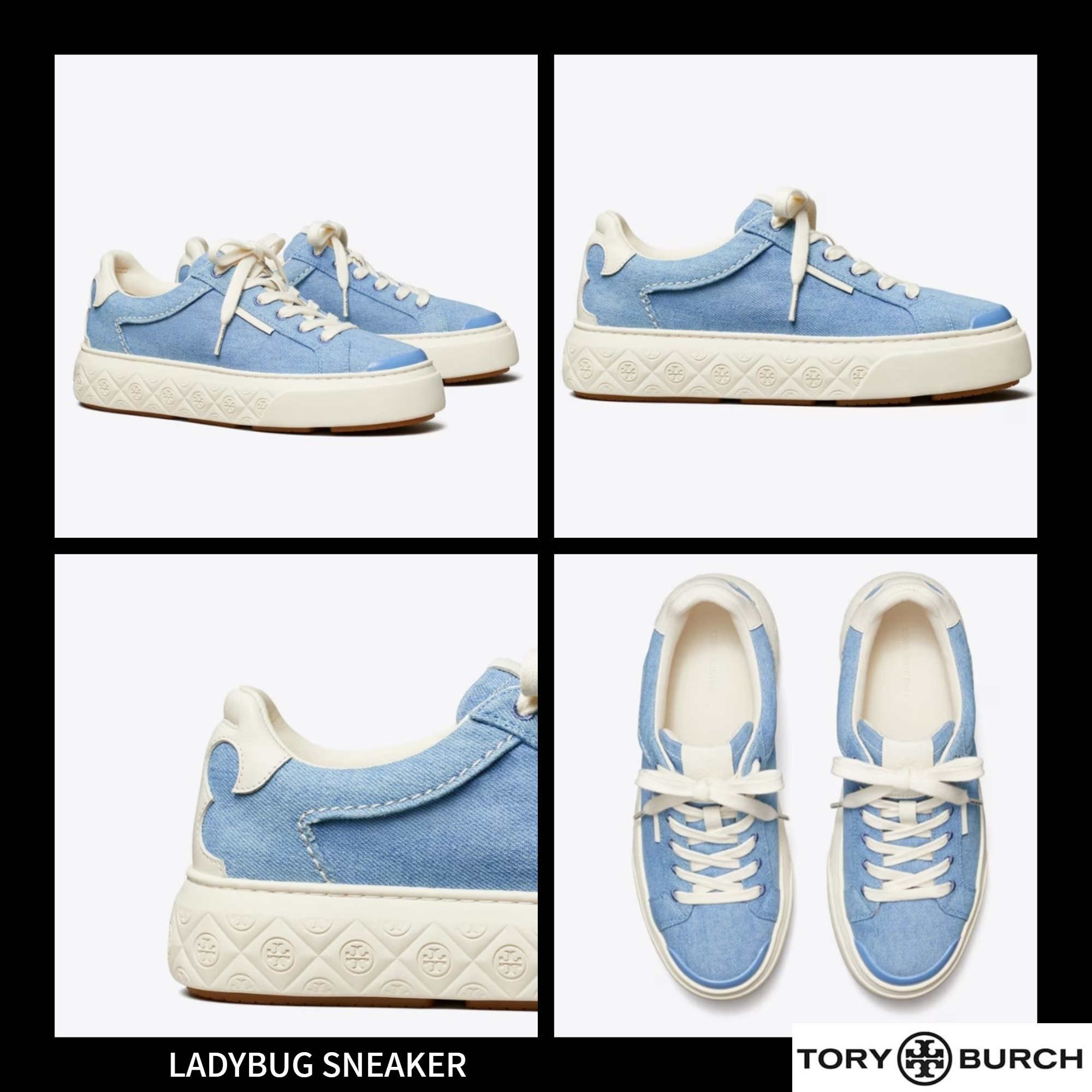 デニムスニーカー★送料&関税込み★Tory Burch★LADYBUG SNEAKER