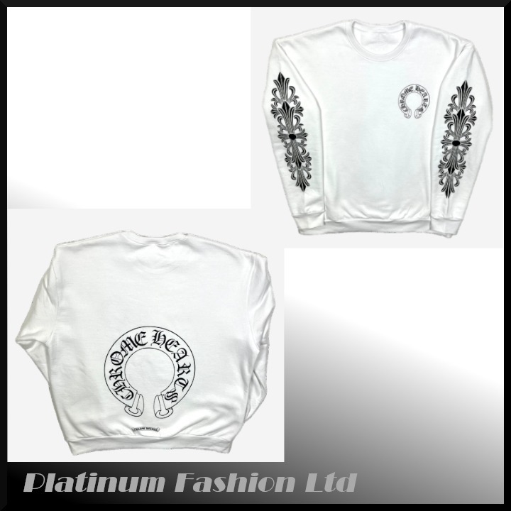 在庫少◆送料込♪【Chrome Hearts】horseshoe ロゴ sweatshirt