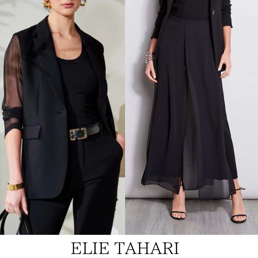 真美子夫人愛用ブランド【ELIE TAHARI エリータ】新作上下セット