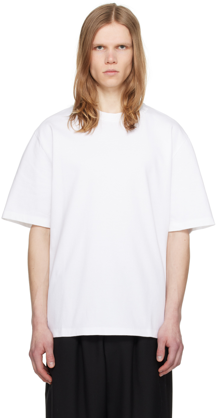 【関税込み】Marni ホワイト ロゴアップリケ Tシャツ