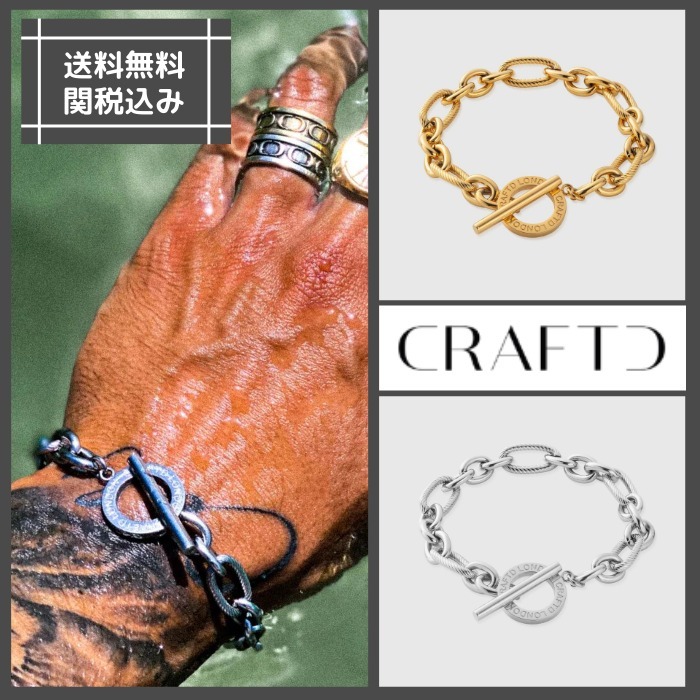 日本未入荷◆CRAFTD London◆TOGGLE MILAN BRACELET