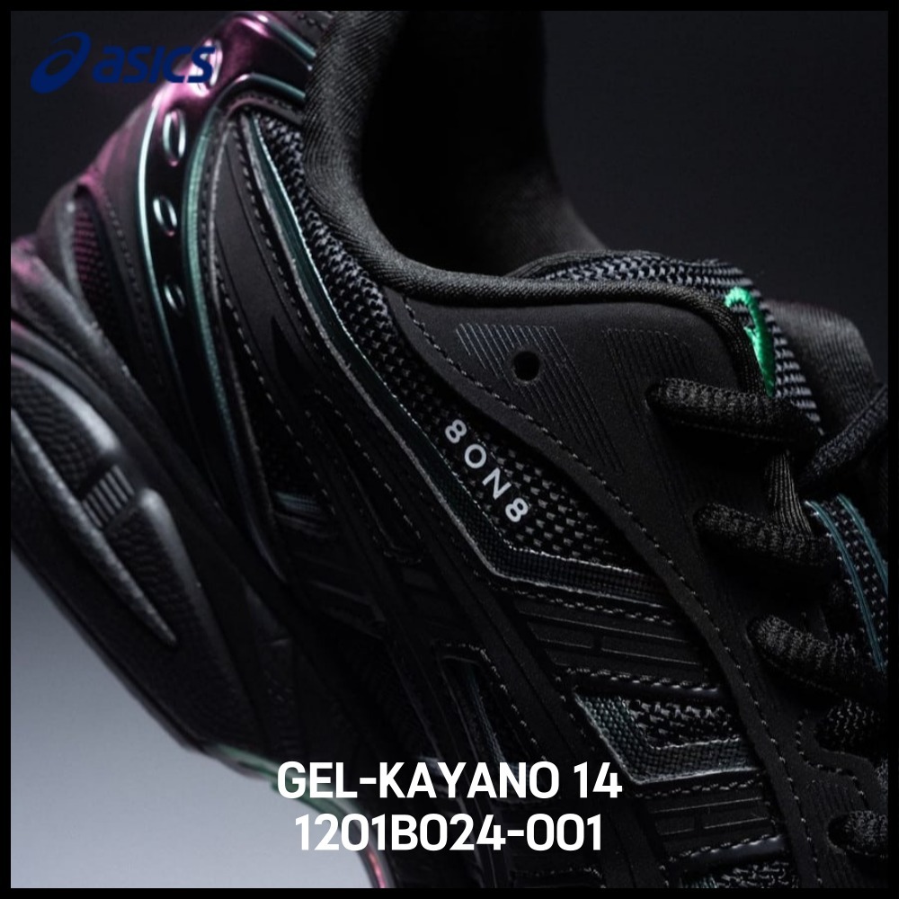 ★Asics★男女兼用★大人気★GEL-KAYANO 14★Black Green