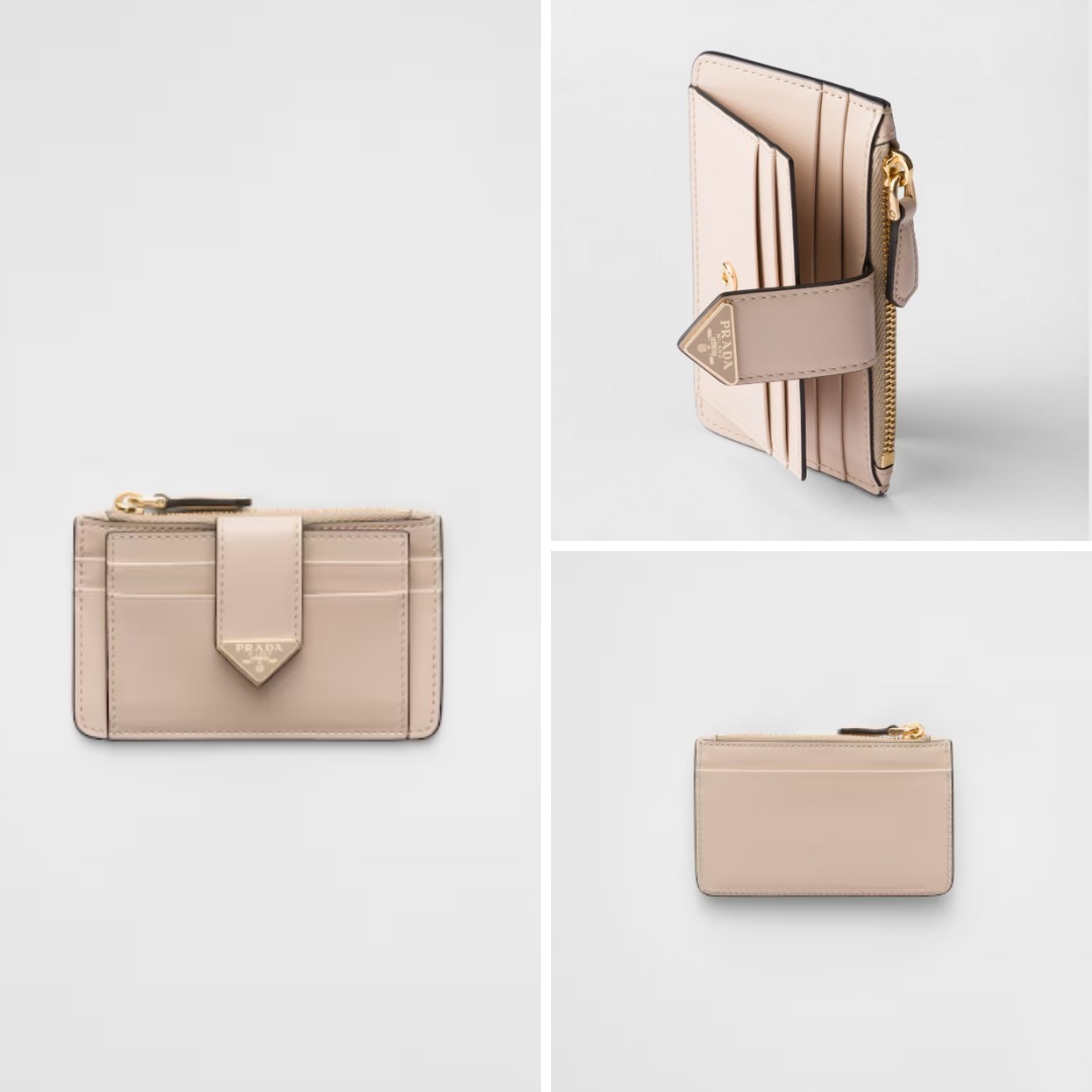 《送料無料》 PRADA Leather card holder