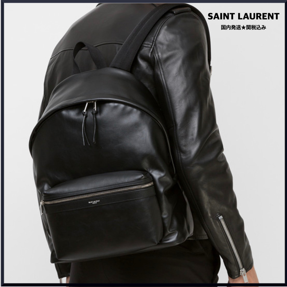 関税込み【Saint Laurent】シティ サンローラン バックパック