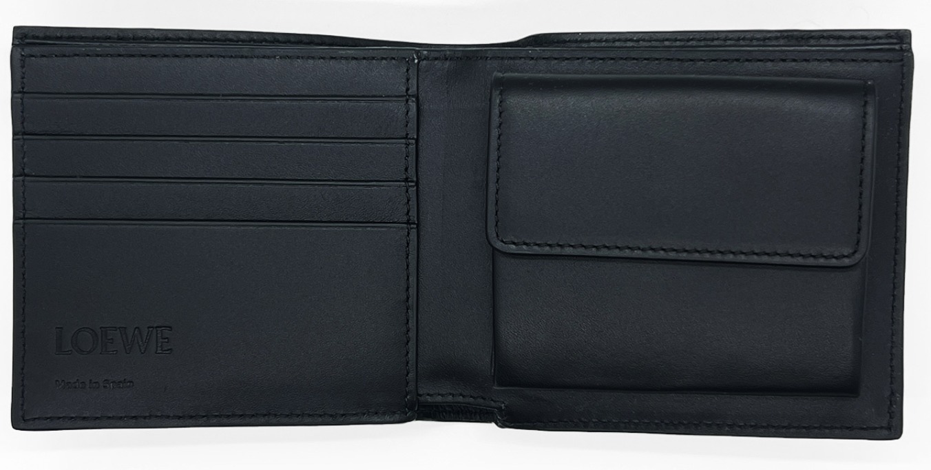 LOEWE パズルバイフォールドウォレットダークグレー