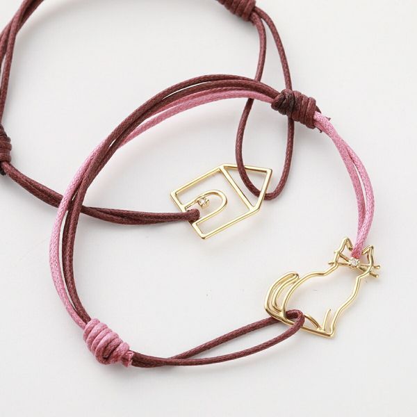 ALIITA コード ブレスレット CORD BRACELET モチーフ
