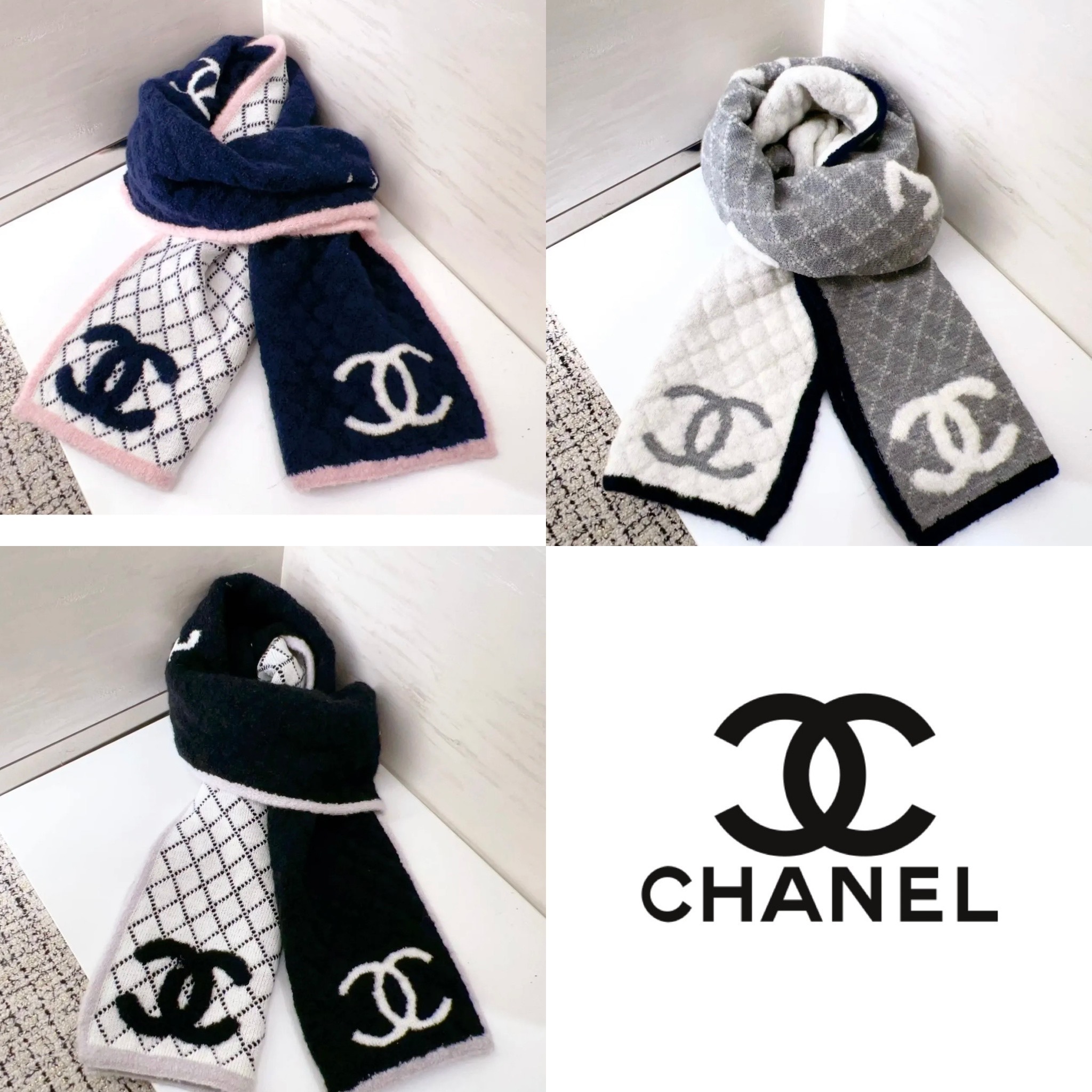 極上の肌触り 表裏で表情の違いを楽しめる CHANEL マフラー