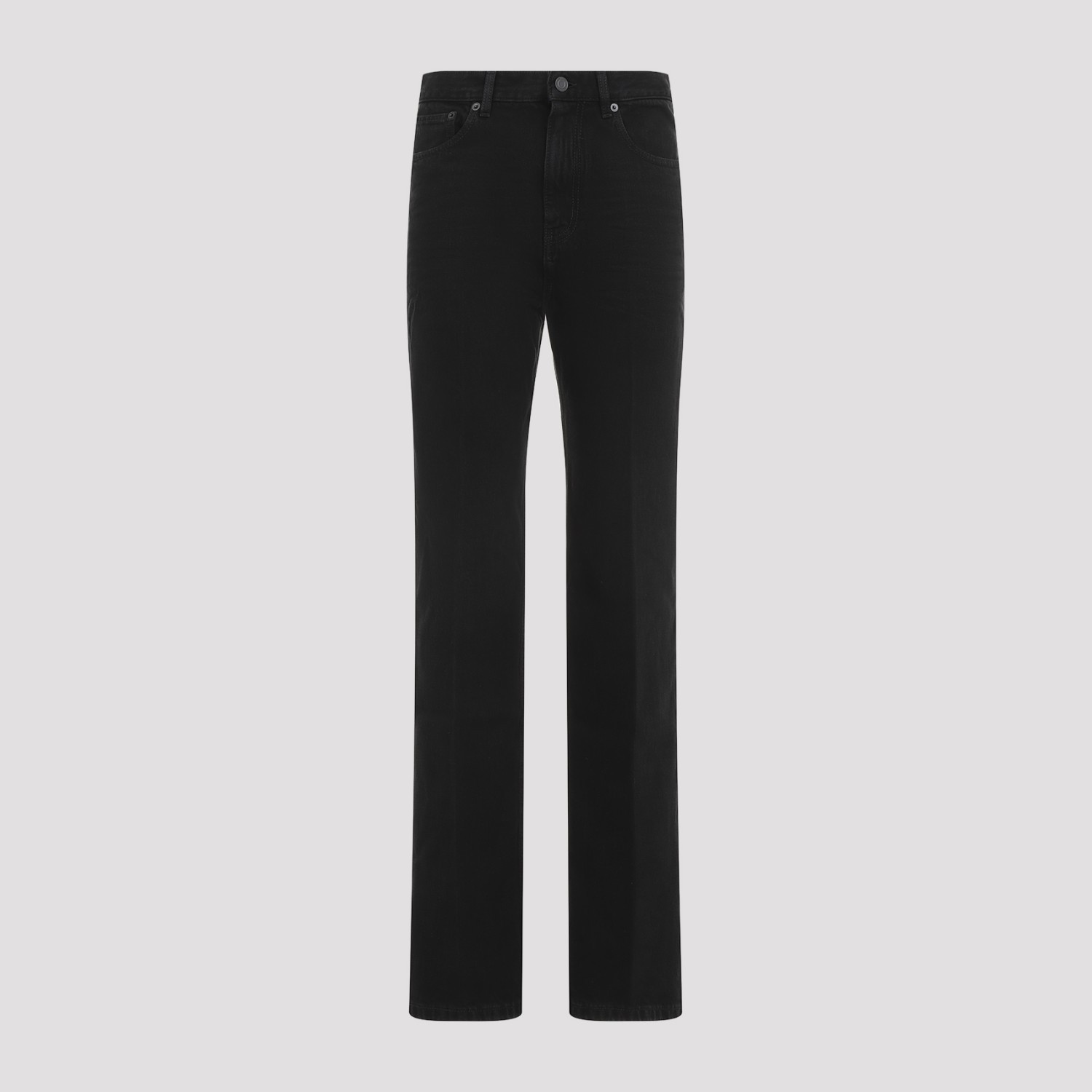 デニム・ジーパン SAINT LAURENT MID RISE STRAIGHT JEANS