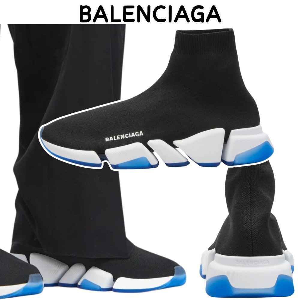 【BALENCIAGA】Black&White☆スピード2.0 スニーカー