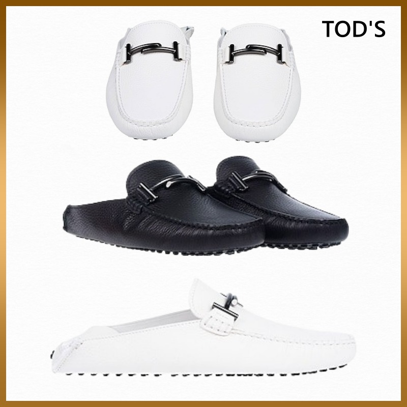 【TOD'S】ロゴ レザー ミュール＆サボサンダル トッズ
