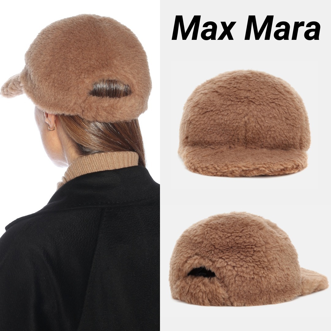 ◆Max Mara◆エディット フェイク ファーキャップ 送料込