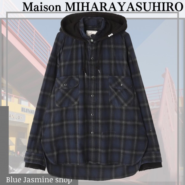 要在庫確認【Maison MIHARAYASUHIRO】SWEAT フード シャツ