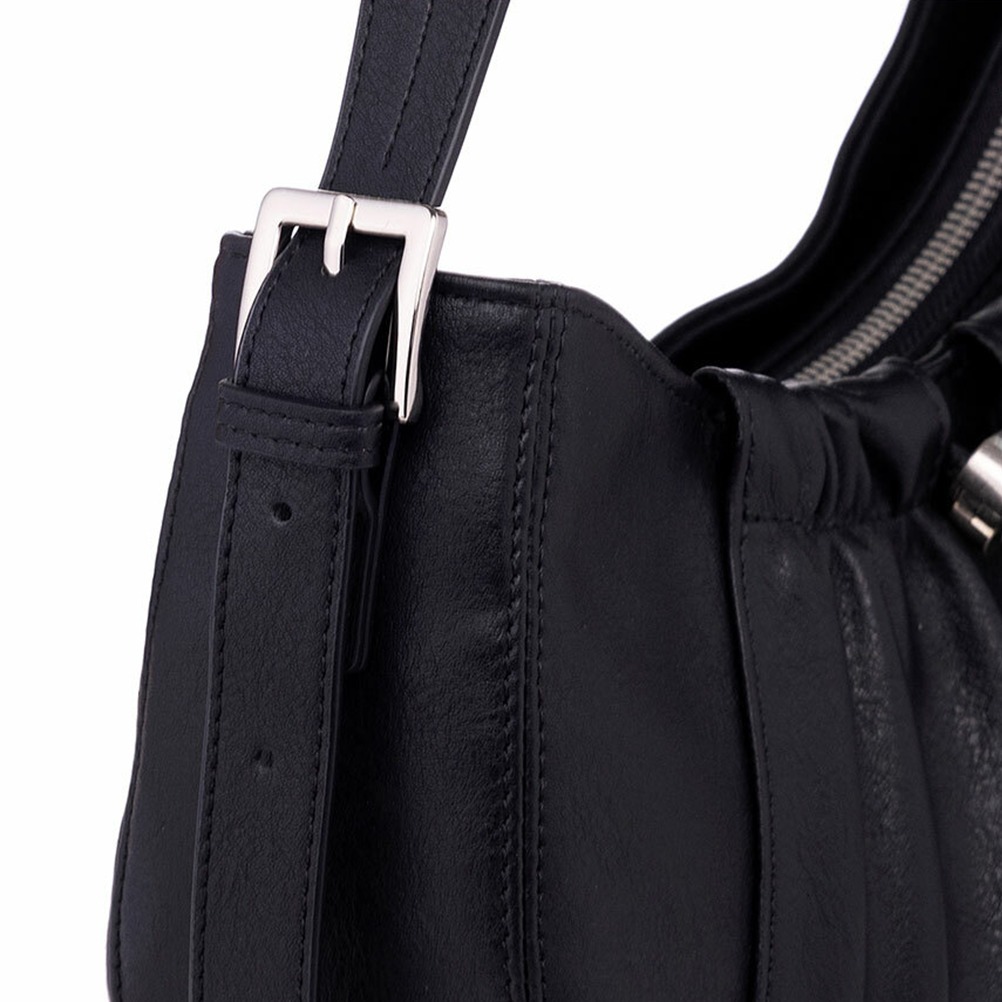 RAIVE] 2-WAY Pleat ショルダーバッグin SILVER (RAIVE