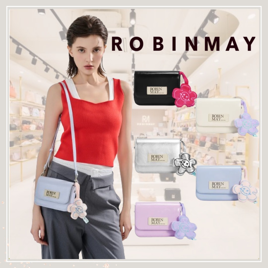 追跡有★ROBINMAY チャーム付き ミニショルダーバッグ B247
