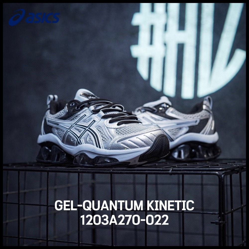 ★Asics★男女兼用★GEL-QUANTUM KINETIC★Mid Grey Pure Silver