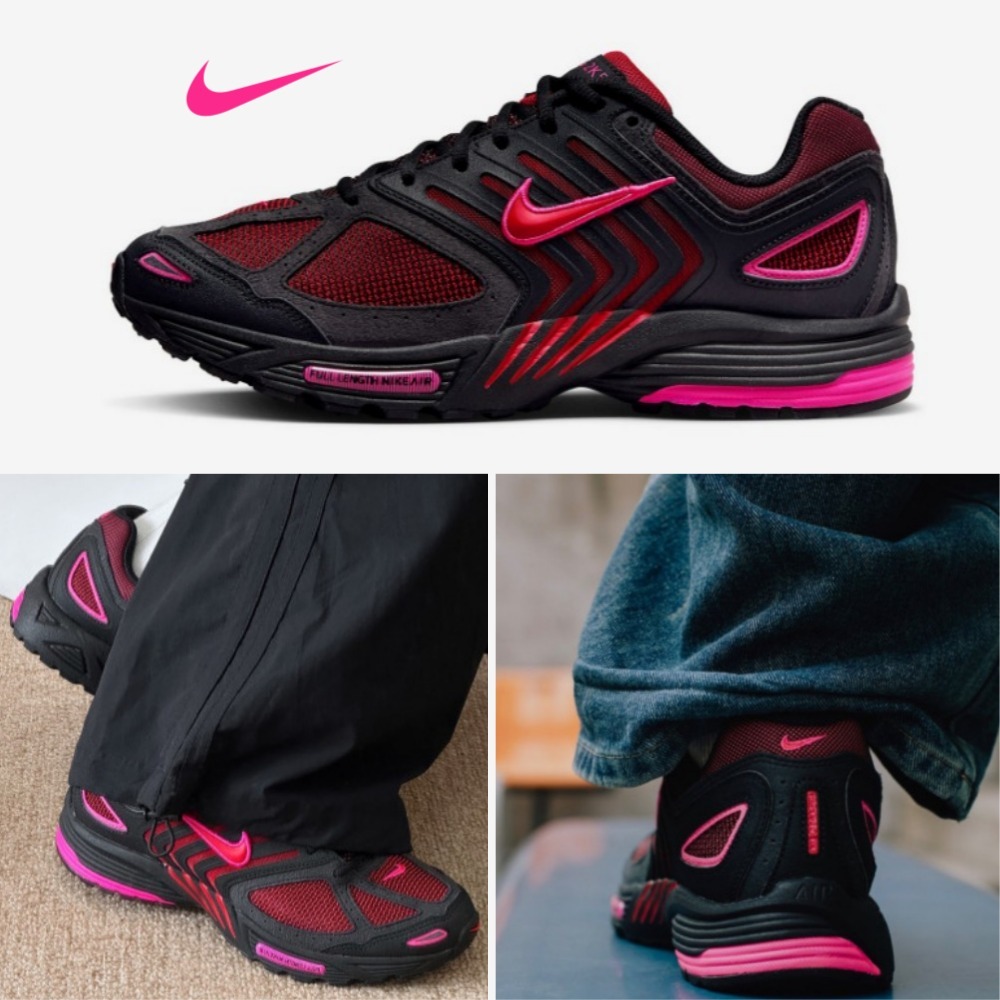 [NIKE] ナイキ Air Pegasus 2K5 Black Fire Red