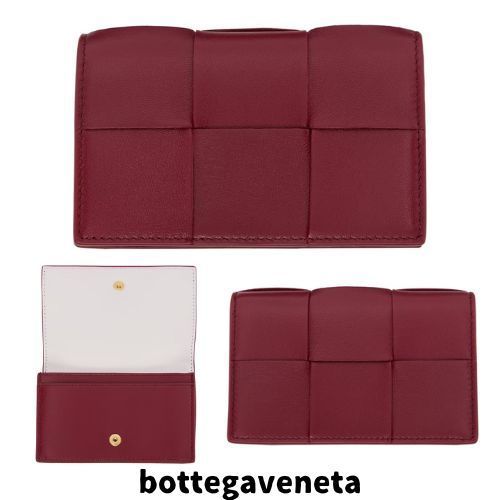 【bottega Veneta】 レッド Cassette ビジネスカードケース