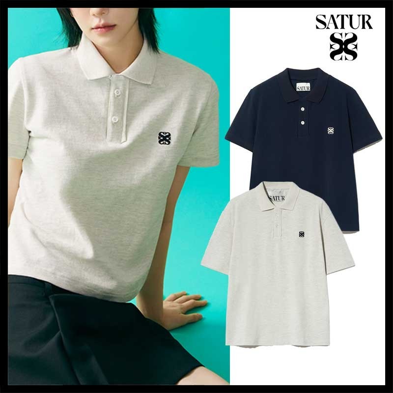 ★関税/送料込★Satur★Basic Pique Polo T-Shirt
