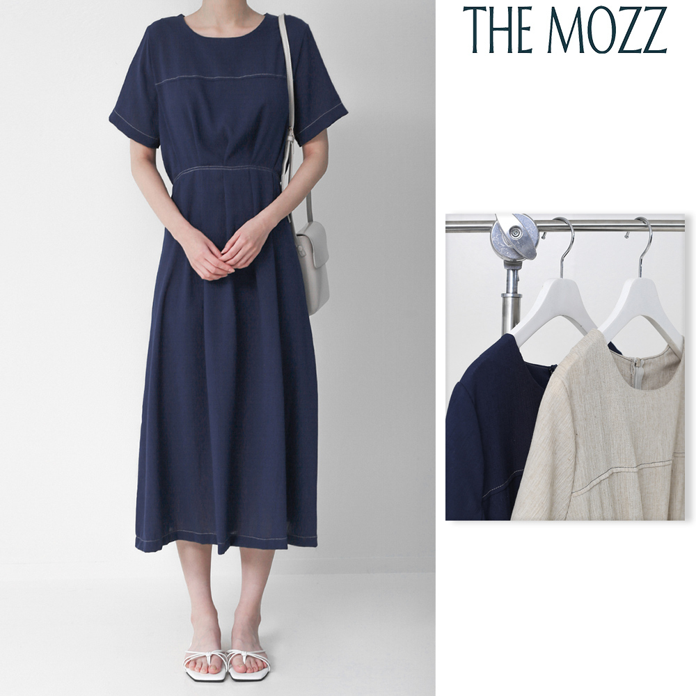 【THE MOZZ】Anna Stitch Knot One Piece