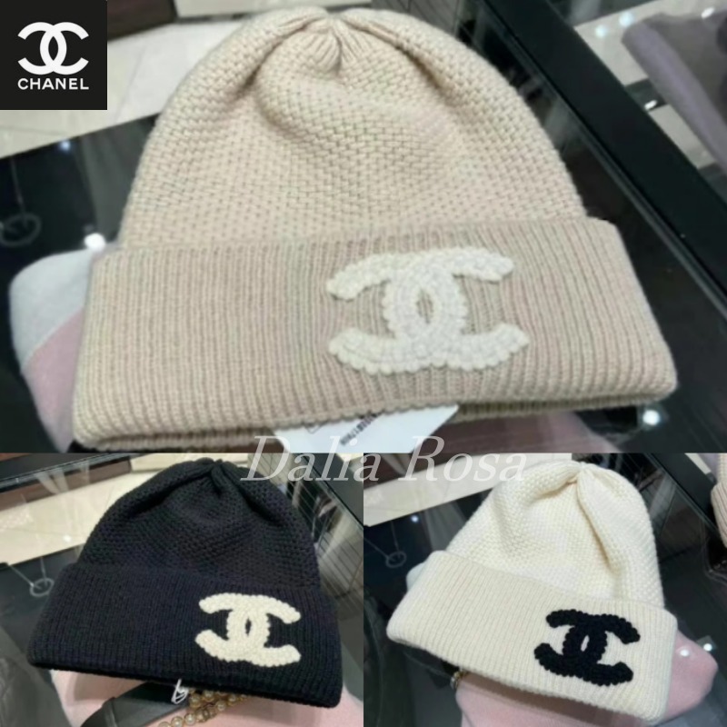 【大人可愛い♪】CHANEL ニット帽 CCロゴ CCロゴが可愛い♡【 CHANEL 】CCロゴ ニットキャップ