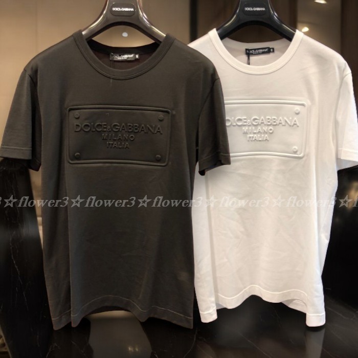 Dolce＆Gabbana ドルガバ クルーネック ロゴ Tシャツ