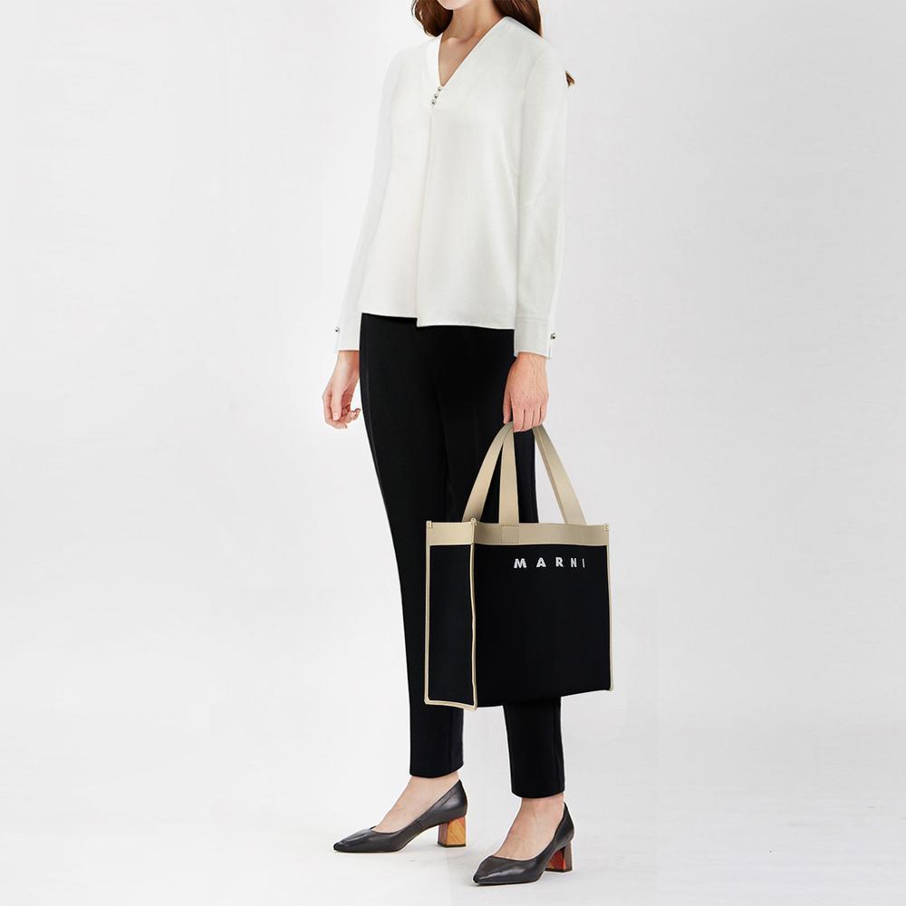 《MARNI》 ジャカード ミディアム トートバッグ