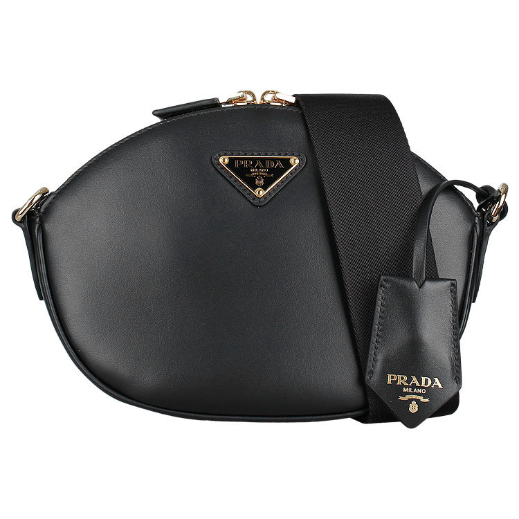 《PRADA》 ロゴ レザー ショルダー バッグ