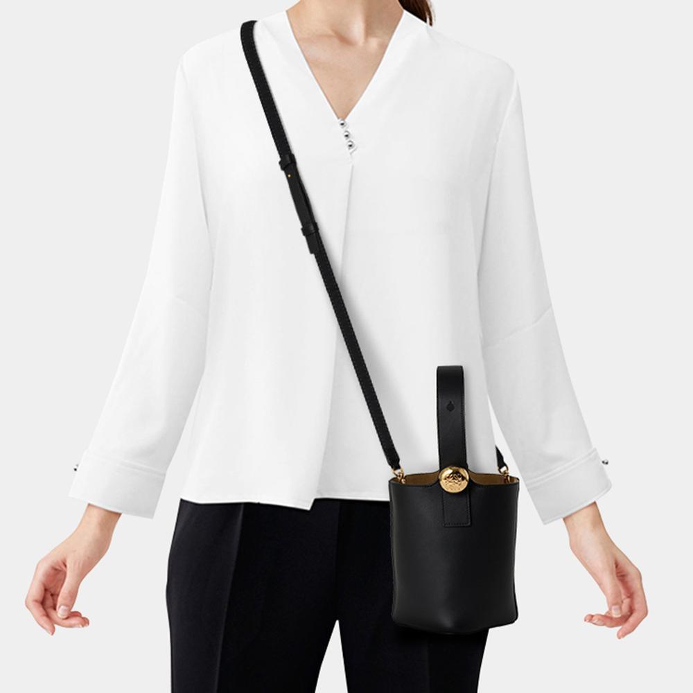 《LOEWE》 アナグラム ペブル ミニ バケットバッグ