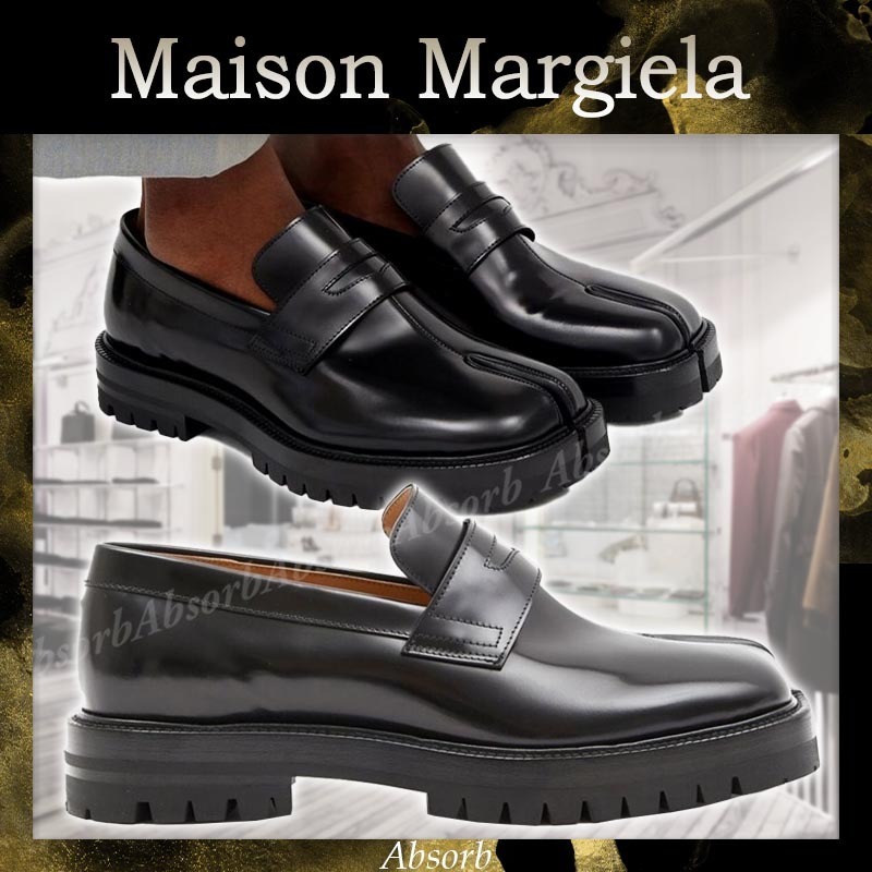 MAISON MARGIELA タビ レザーローファー 24CM