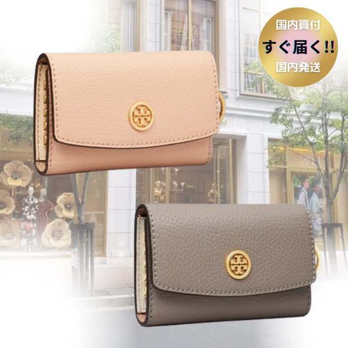 ベストセラー♪【TORY BURCH】ロビンソン ペブルド キーケース