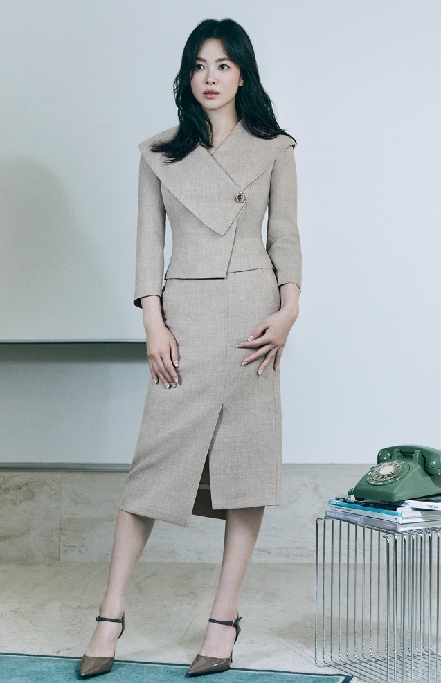 ◆MICHAA(ミーシャ)ショールカラー ベルト クロップ ジャケット ◇MICHAA(ミーシャ)ショールカラー ベルト クロップ ジャケット