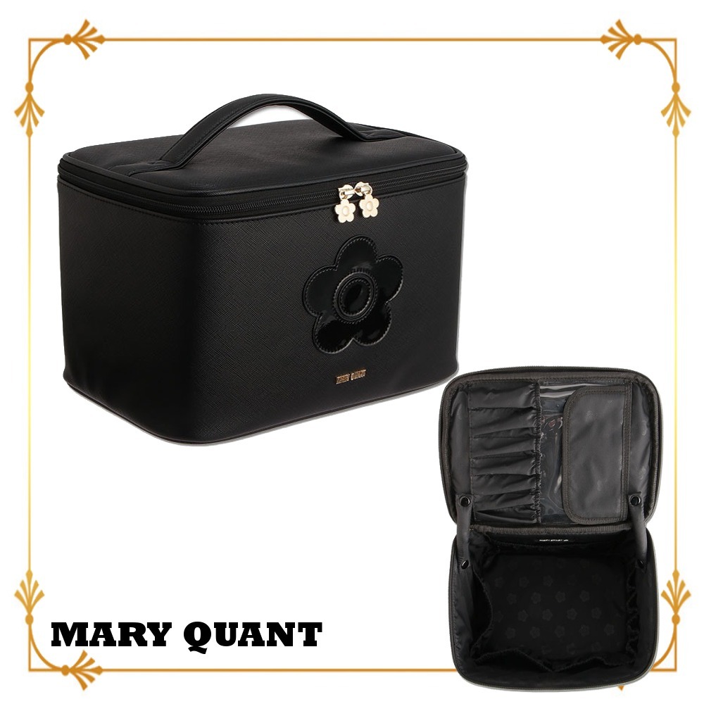 MARY QUANT☆サフィアーノデイジーパッチ バニティXL