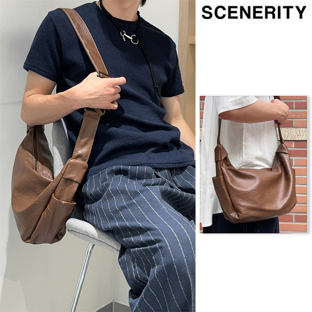 【SCENERITY】Labelle Lether Cross Bag