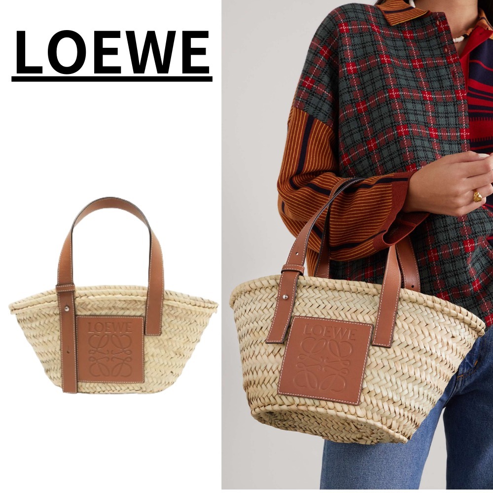 希少品！ LOEWE ロエベ 編み込み レザーポーチ
