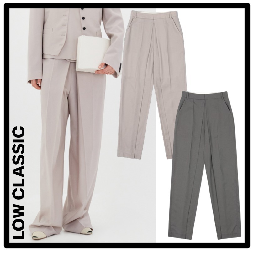 ★送料・関税込★LOW CLASSIC★DEEP TUCK TROUSER★パンツ★