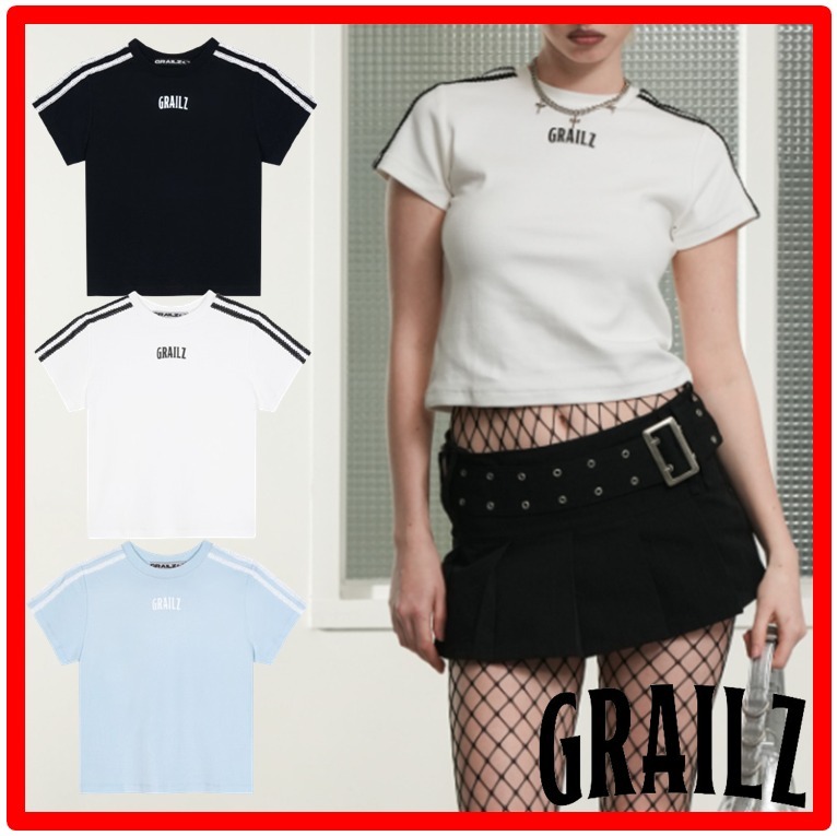 ☆韓国の人気☆【GRAILZ】☆GR LACE T-SHIRTS☆