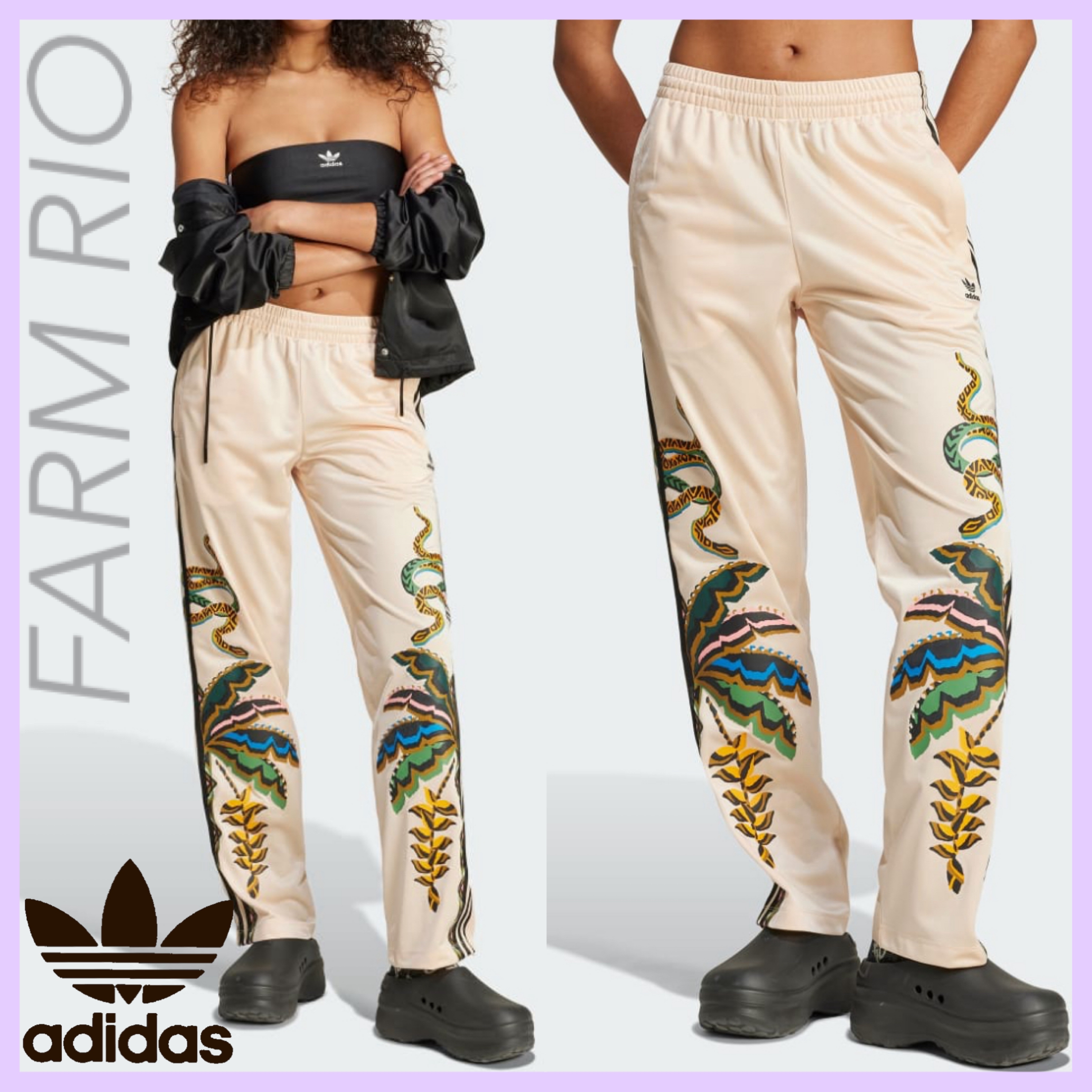 送関込み★adidas X FARM Rio★グラフィック 柄トラックパンツ