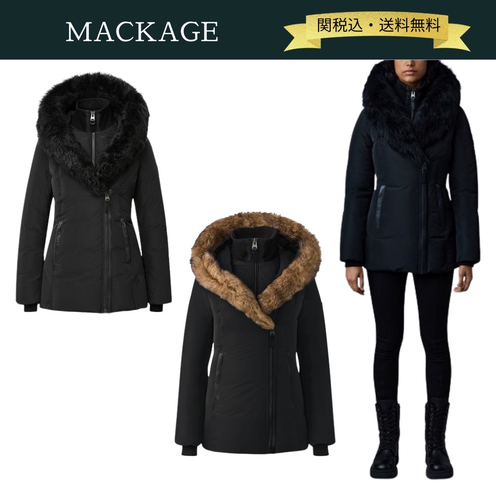 【関税・送料込】MACKAGE アダリ シアリング ダウンジャケット