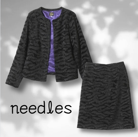 NEEDLES ジャケット ポリゼブラカット JQ & スカート すぐ届く!