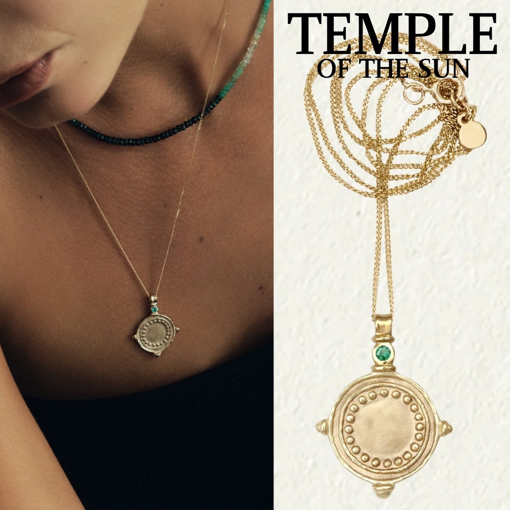 【TEMPLE OF THE SUN】Sura Necklace スーラネックレス 9K. GOLD