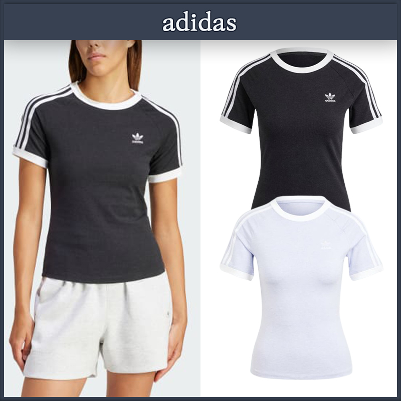 【Adidas】★人気★3S スリム ラグラン Tシャツ