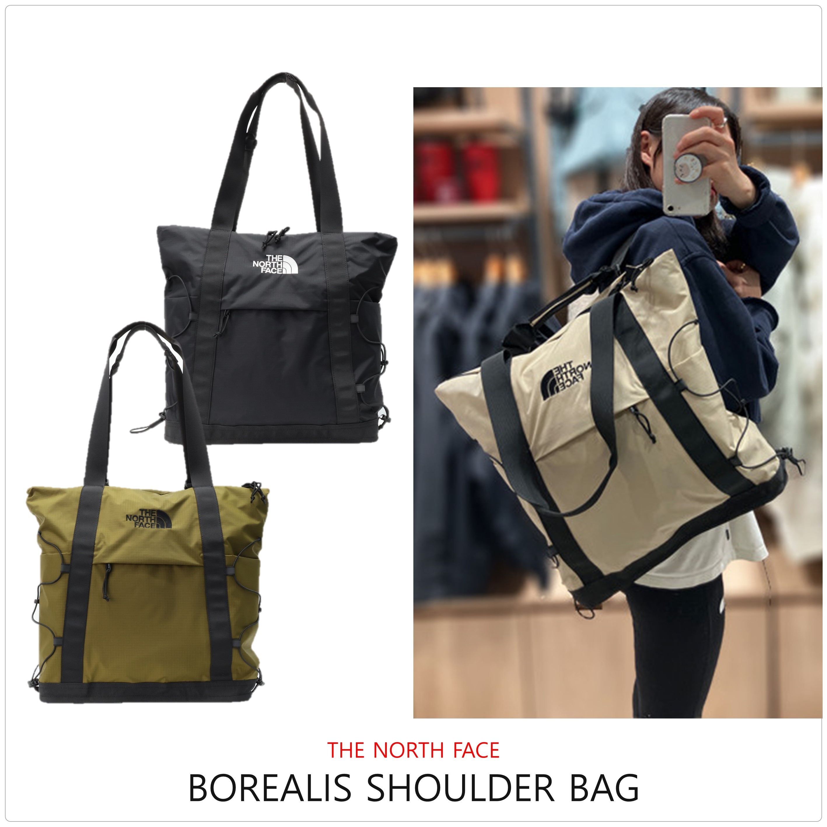 [ノースフェイス]BOREALIS ショルダーバッグ 2WAY★新作・24AW★