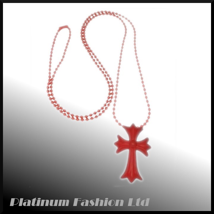◆送料込♪【Chrome Hearts】シリクロム CH クロス pendant red