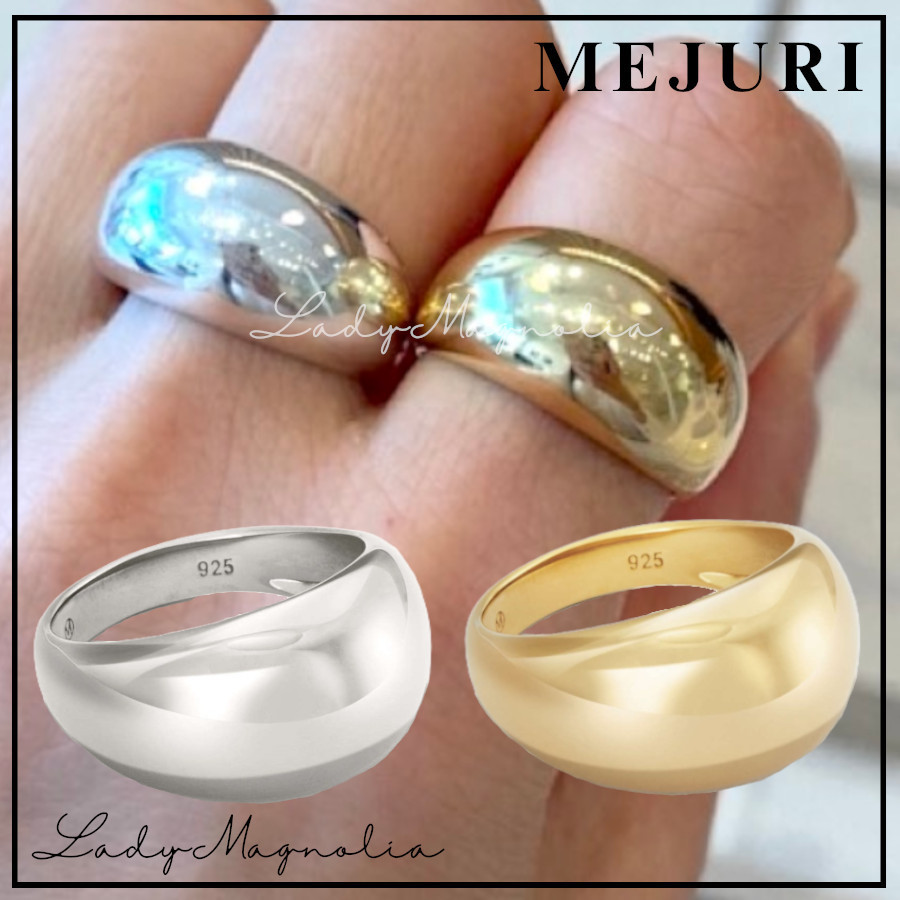 【MEJURI】再入荷！ ボリューミーでも上品に ☆ ドーム リング